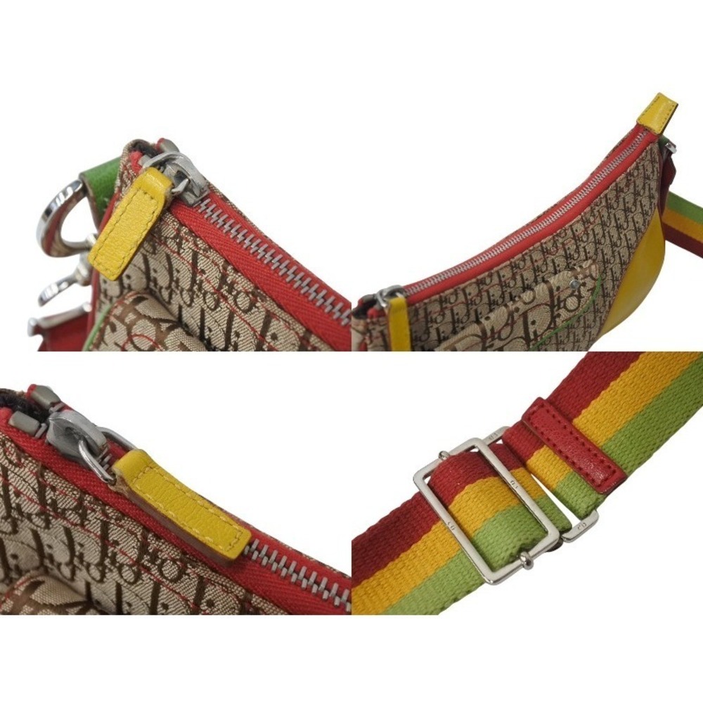 Dior Trotter Bag Christian Rasta Saddle Shoulder - Picture 3 of 9